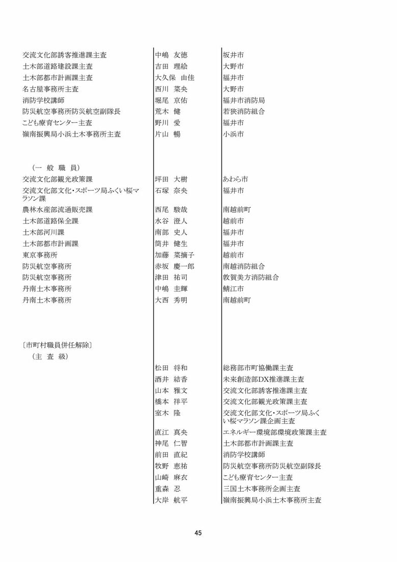 一般職員
