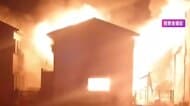 「パソコンが爆発した」と通報…授業中の学習塾から出火し全焼 中にいたとみられる経営者と生徒計10人程は避難し無事