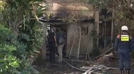 住宅1棟全焼 焼け跡から2人の遺体 沖縄・那覇市