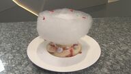 “綿菓子”の中から珠玉のアイスケーキ…「見て」「香って」「食べて」楽しめる名パティシエの“卓越した技”