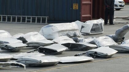 輸出前のコンテナから盗難車9台分のパーツ　千葉や埼玉で盗まれた車か　警視庁が輸出を差し止めて捜索