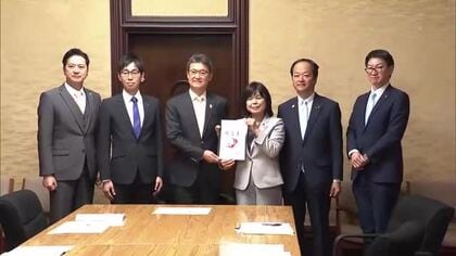 東九州新幹線日豊本線ルート実現に向け　宮崎・大分の市長が河野知事に提言