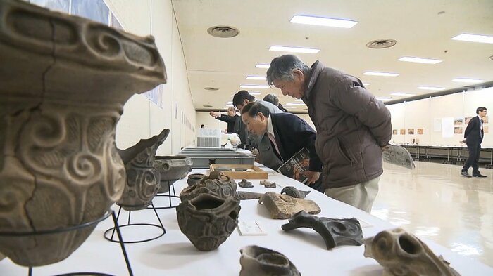 貴重な縄文時代の出土品の数々