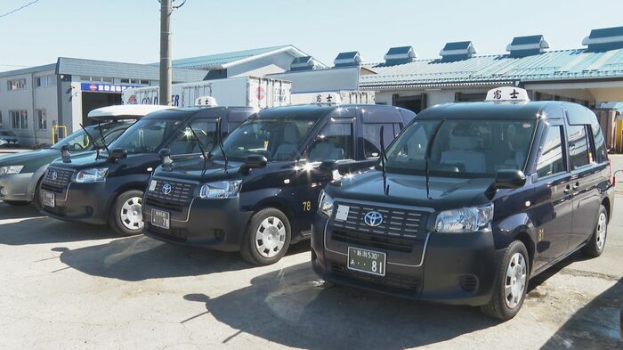 『陣痛タクシー』に取り組んでいる富士タクシー