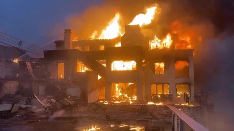 アメリカ・カリフォルニア州がロス山火事被災者の支援拡充　返済不要の支援額は上限1530万円に増額　期間延長は最大12ヵ月｜FNNプライムオンライン