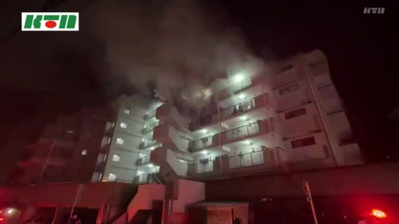 「爆発音がありベランダから煙」 長崎市滑石の共同住宅の1室で火事  一人暮らしの70代男性がヤケド｜FNNプライムオンライン