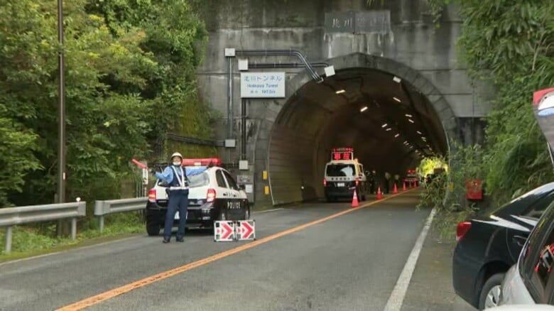 死亡ひき逃げ事件か　トンネル内で男性歩行者はねた運転手の男を再逮捕　静岡・東伊豆町