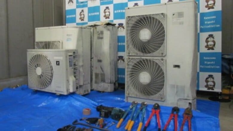 エアコン室外機を盗んだ疑い 高岡市のブラジル国籍の男2人を再逮捕　富山や石川で複数余罪か｜FNNプライムオンライン
