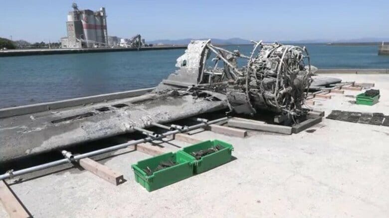 紫電改から「未使用弾712発」発見　海底から81年、陸自が爆破処理へ｜FNNプライムオンライン