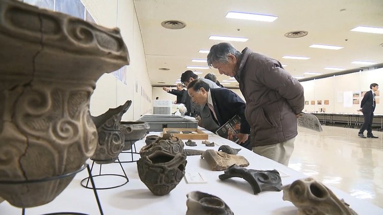 貴重な縄文時代の出土品の数々
