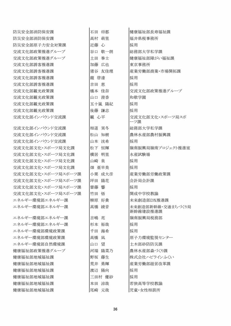 一般職員