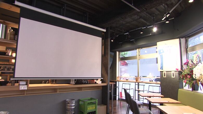 ファイターズ戦の日はパブリックビューイングも