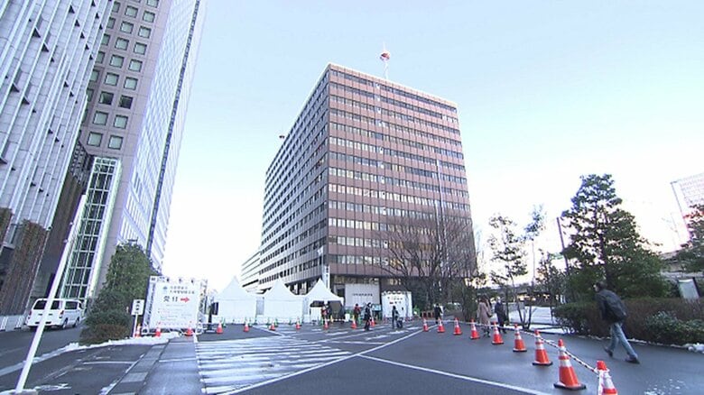東京会場の大手町合同庁舎（東京・千代田区）