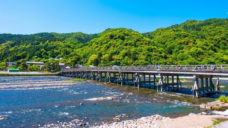 嵐山　渡月橋（提供：京都市）