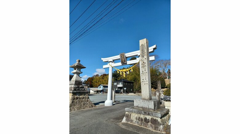 小高城址・小高神社の鳥居