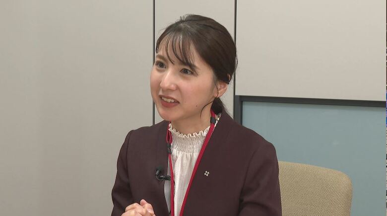 八十二銀行人事部ダイバーシティ推進室　北條有咲さん