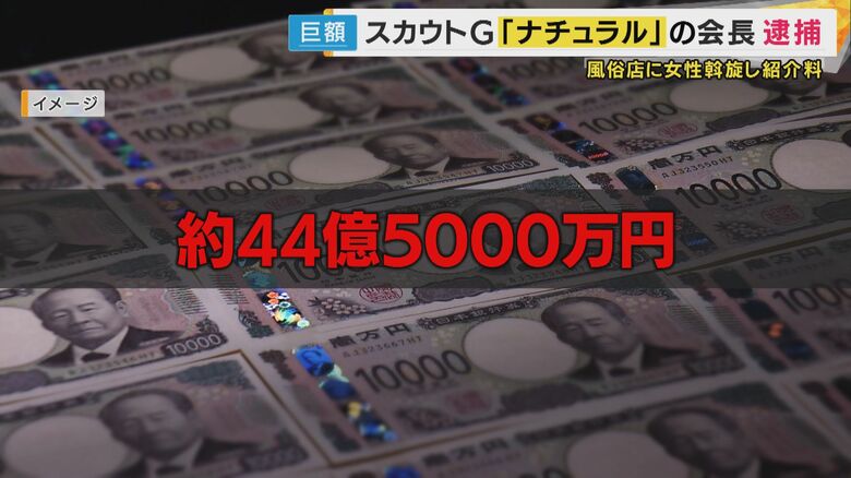 「ナチュラル」が稼いだとされる金額は1年間で約44億5000万円