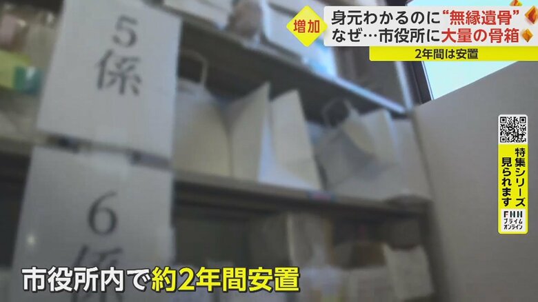 引き取り手が見つからなければ、市内の別の納骨堂へ