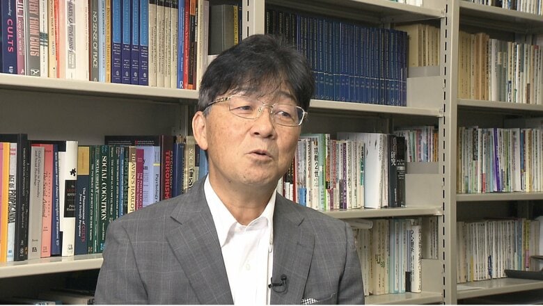 宗教2世問題などに詳しい立正大学の西田公昭教授（社会心理学）