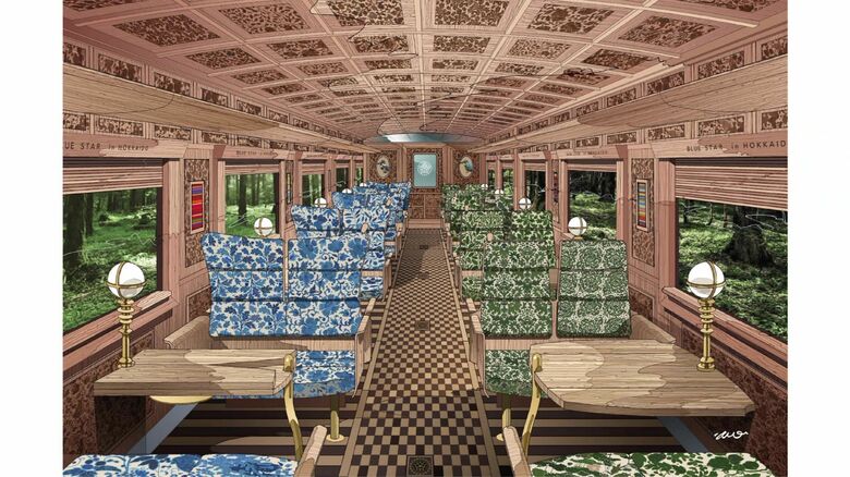 「青い星」完成予想図（提供：JR北海道）