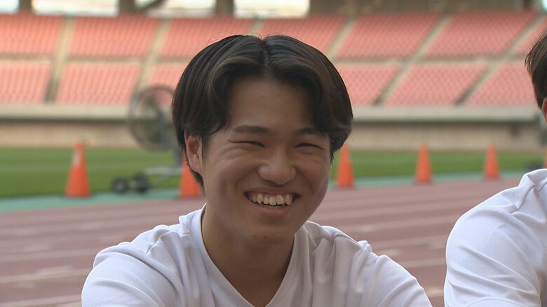 第3走者 早津遙斗 選手