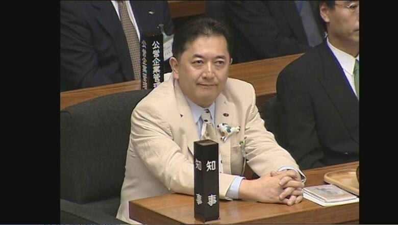 田中康夫長野県知事（当時　2002年）