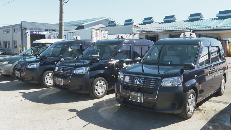 『陣痛タクシー』に取り組んでいる富士タクシー