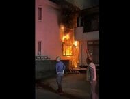 福山市でアパート火災　焼け跡から1人遺体　住人の高齢男性か