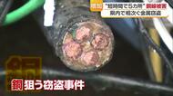 「数時間のうちに５件の犯行か」愛媛県内で相次ぐ“銅線”泥棒で逮捕者も…被害防止に向け『不正な盗品の流通を防ぐ対策』強化【愛媛発】