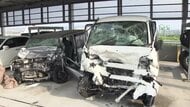 西名阪道の正面衝突事故　「車が料金所の前でＵターンした」と管制センターに通報