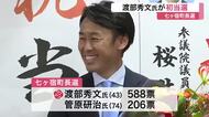 七ヶ宿町長選は１６年ぶりの選挙戦　新人による一騎打ちを制し会社役員の渡部秀文氏が初当選〈宮城〉