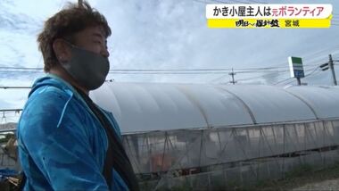 かき小屋主人は元震災ボランティア