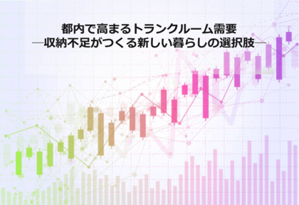 都内で高まるトランクルーム需要─収納不足がつくる新しい暮らしの選択肢─