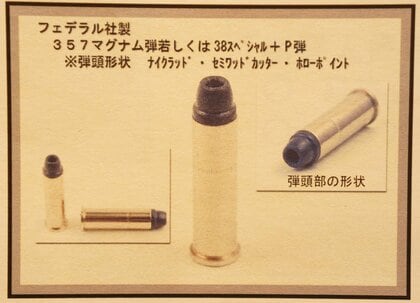 犯行に使用されたホローポイント弾 捜査資料より