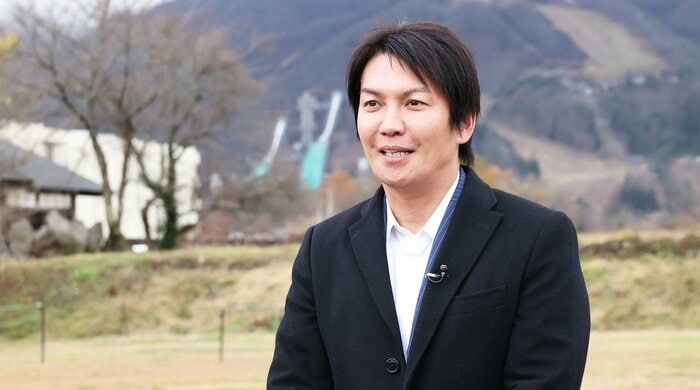 白馬村の丸山俊郎村長
