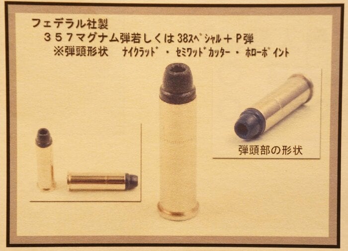 犯行に使用されたホローポイント弾 捜査資料より