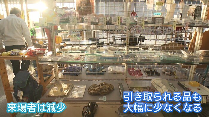 いまも約1万5,000点が残る「思い出の品展示場」