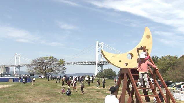 今回の沙弥島のにぎわい