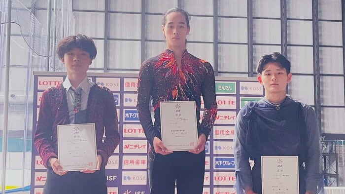 ジュニア男子表彰台(東京選手権)