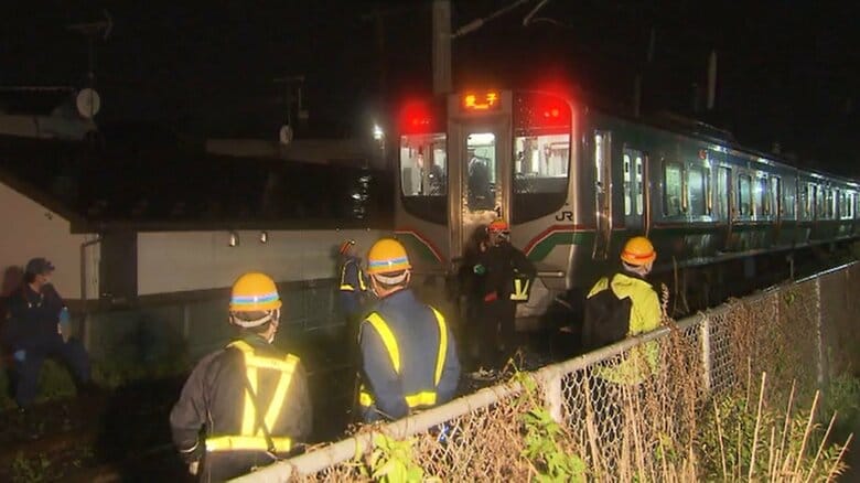 「線路に横たわっていた」 仙山線で列車にはねられ女性死亡 最終列車２時間遅れる〈仙台〉｜FNNプライムオンライン