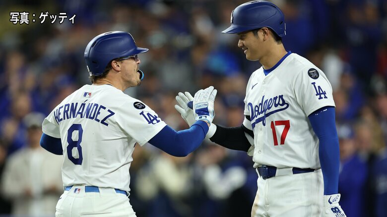 ドジャース44年ぶり開幕6連勝！大谷翔平はノーヒット3三振も2四球選び先制ホームイン＆今季2個目の盗塁マーク｜FNNプライムオンライン