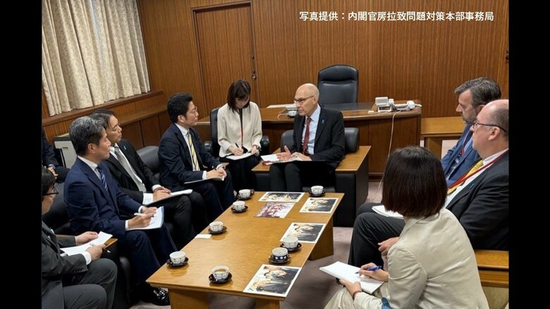 拉致被害者家族会・横田拓也代表らと国連人権高等弁務官が面会　「問題に継続して取り組む」と強調｜FNNプライムオンライン