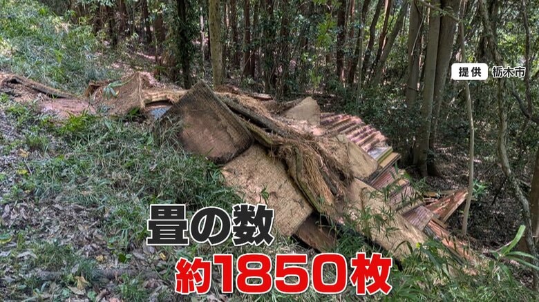 【悪質】栃木の林道に｢畳｣1850枚不法投棄 いったい誰が？撤去に1300万円…道路は通行止めに「ダンプトラックで一気に谷底に落としたのでは」｜FNNプライムオンライン