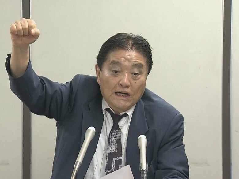 「威圧してペットボトル投げつけた」日本保守党の河村共同代表が百田代表を“脅迫容疑”で告訴状を提出 党の分裂が決定的に｜FNNプライムオンライン