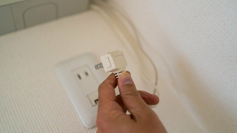 落雷の恐れがある時は電源プラグを抜いてほしいという（画像はイメージ）