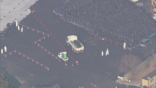 2015年3月13日・中間貯蔵施設に除染廃棄物の搬入開始