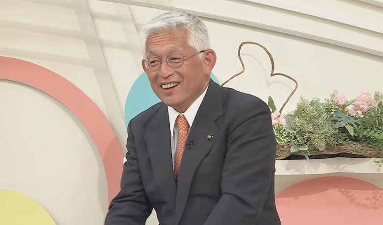 市長引退後に関西テレビの番組に出演した泉房穂さん（2023年4月）