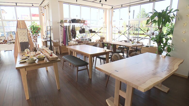 関連会社の白岩工務店　ケヤキの加工を得意とする