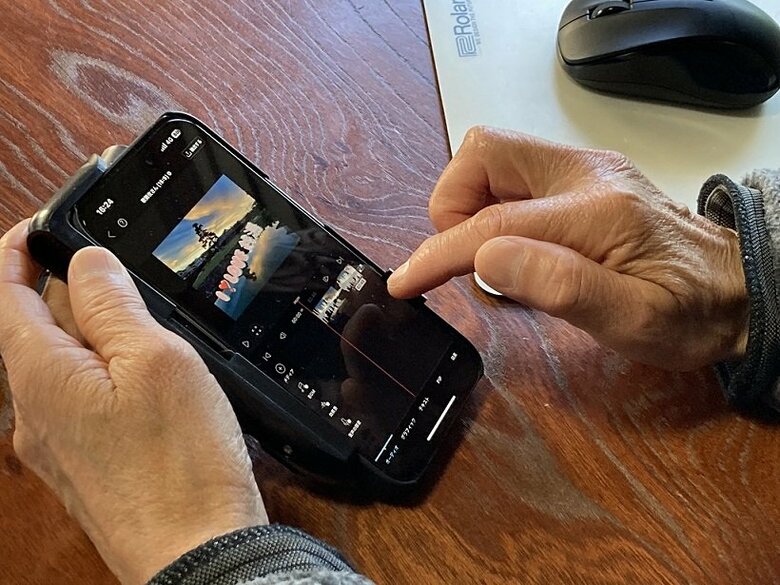 スマホのアプリで編集