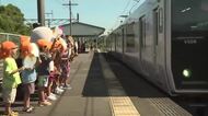 国スポ・障スポにむけて　山之口駅に新たな列車接近音